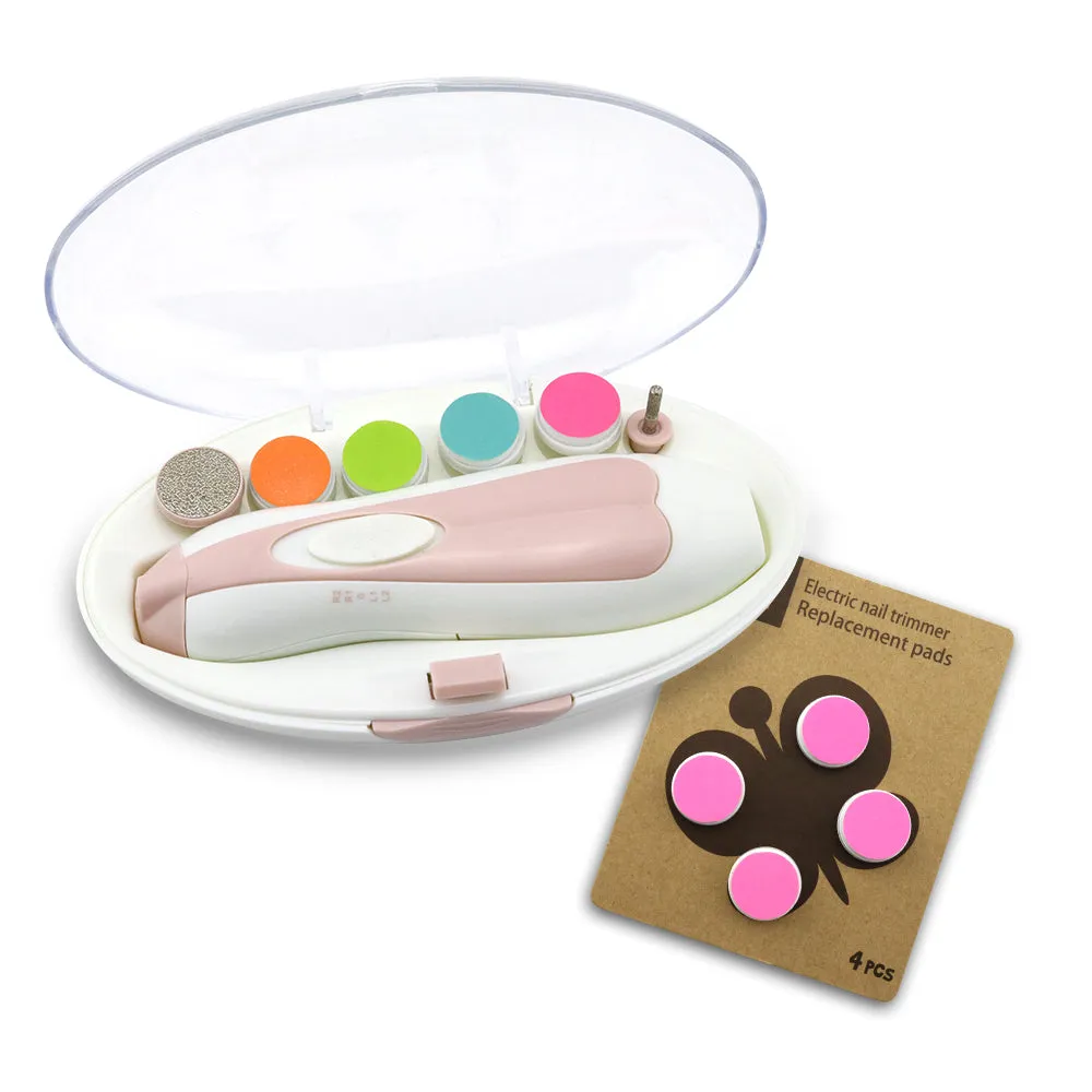 Baby Nail Care Set & Replacement Pads Combo