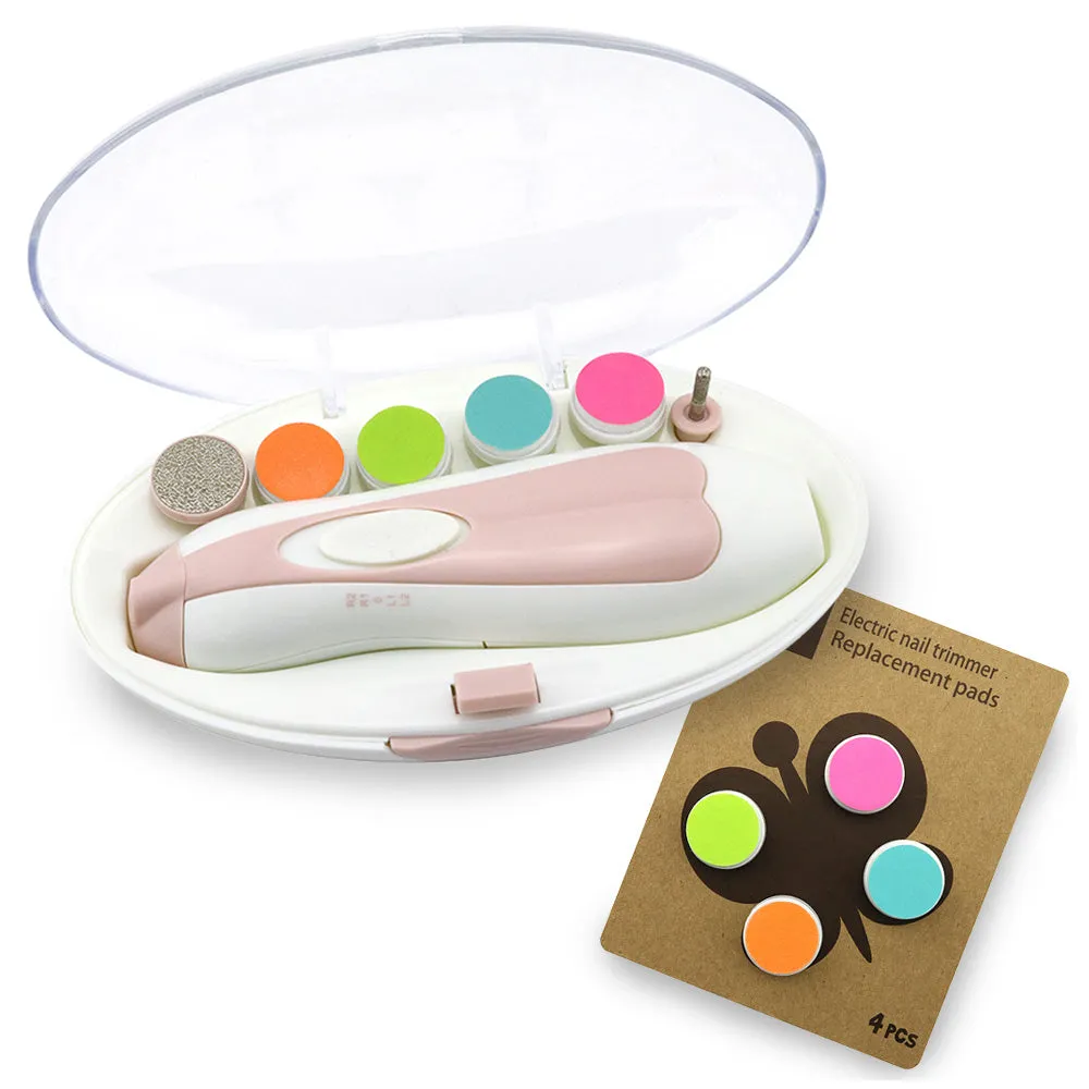 Baby Nail Care Set & Replacement Pads Combo