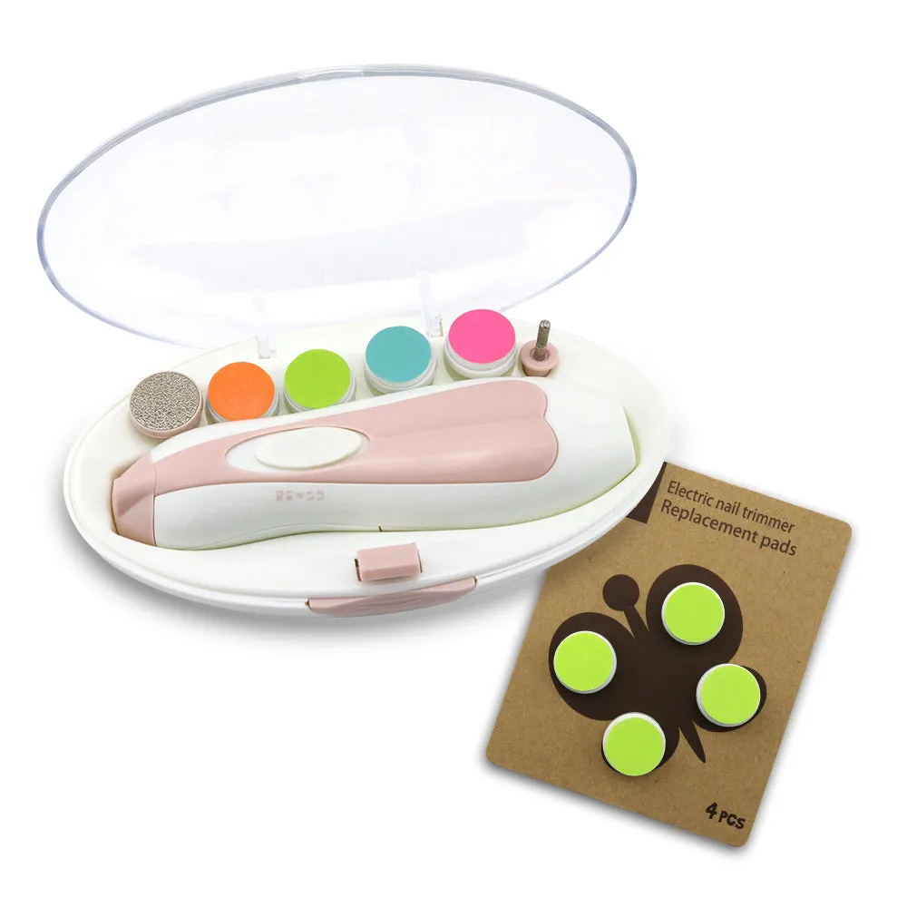 Baby Nail Care Set & Replacement Pads Combo