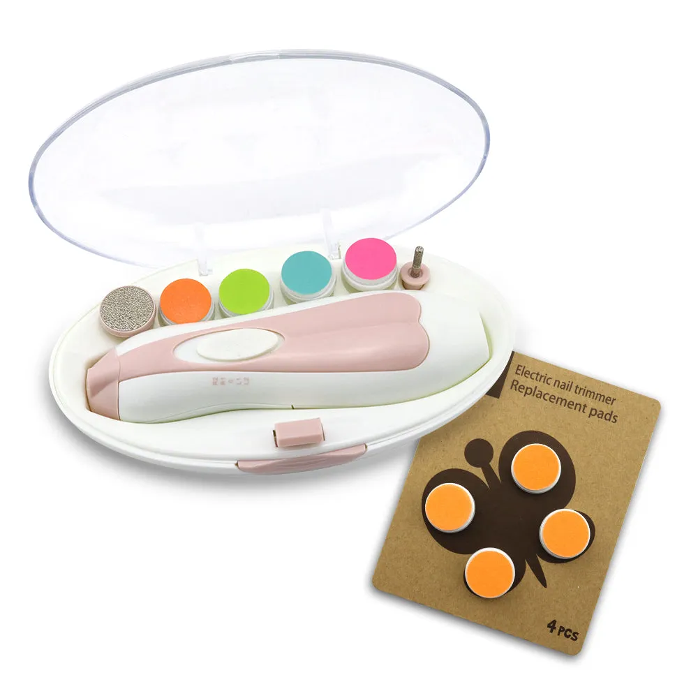 Baby Nail Care Set & Replacement Pads Combo