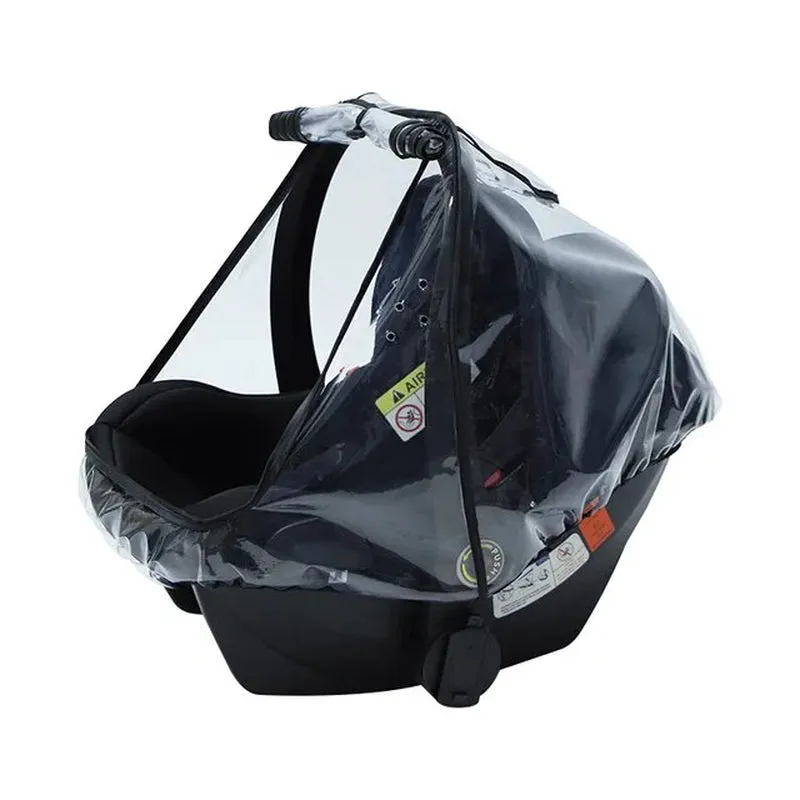 Baby Safety Seat Rain Cover Transparent EVA Baby Out Stroller Baby Carriage Rain Cover Dust Cover Rain Cover