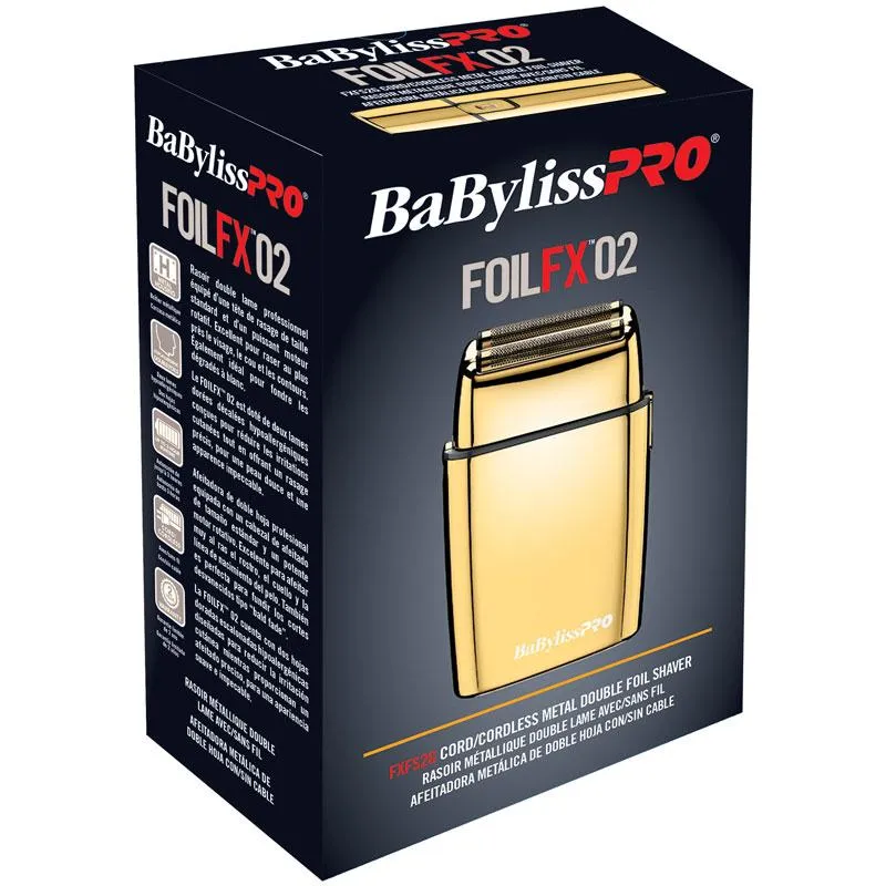 BabylissPro Gold Double Foil Shaver