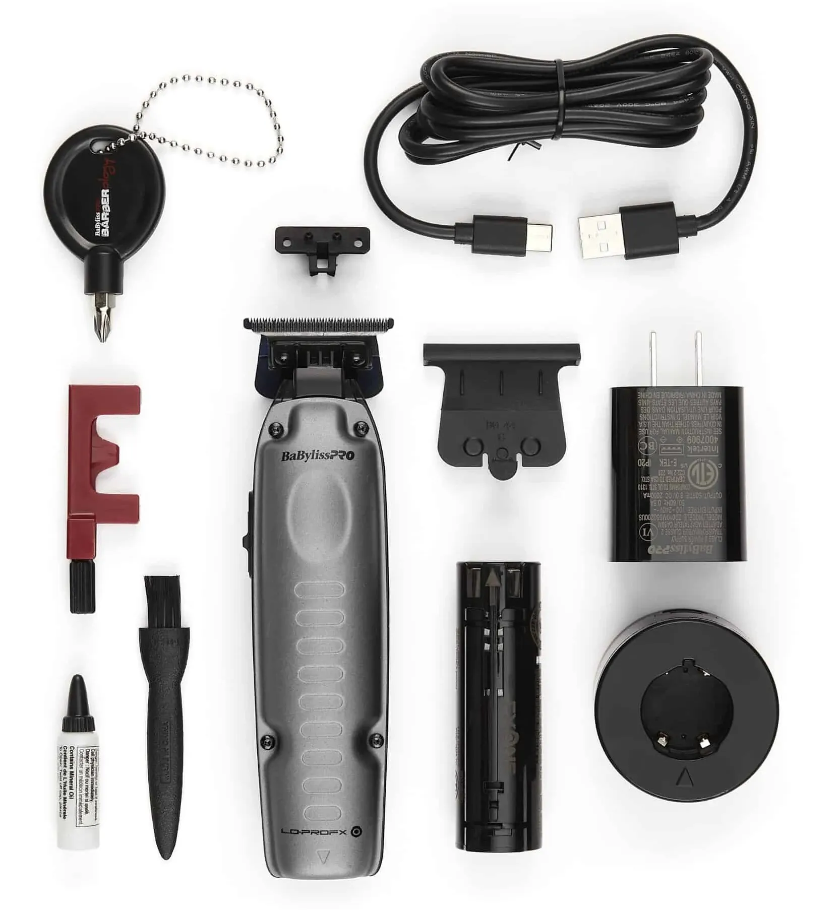 BABYLISSPRO MATTE SILVER FXONE LO-PROFX TRIMMER