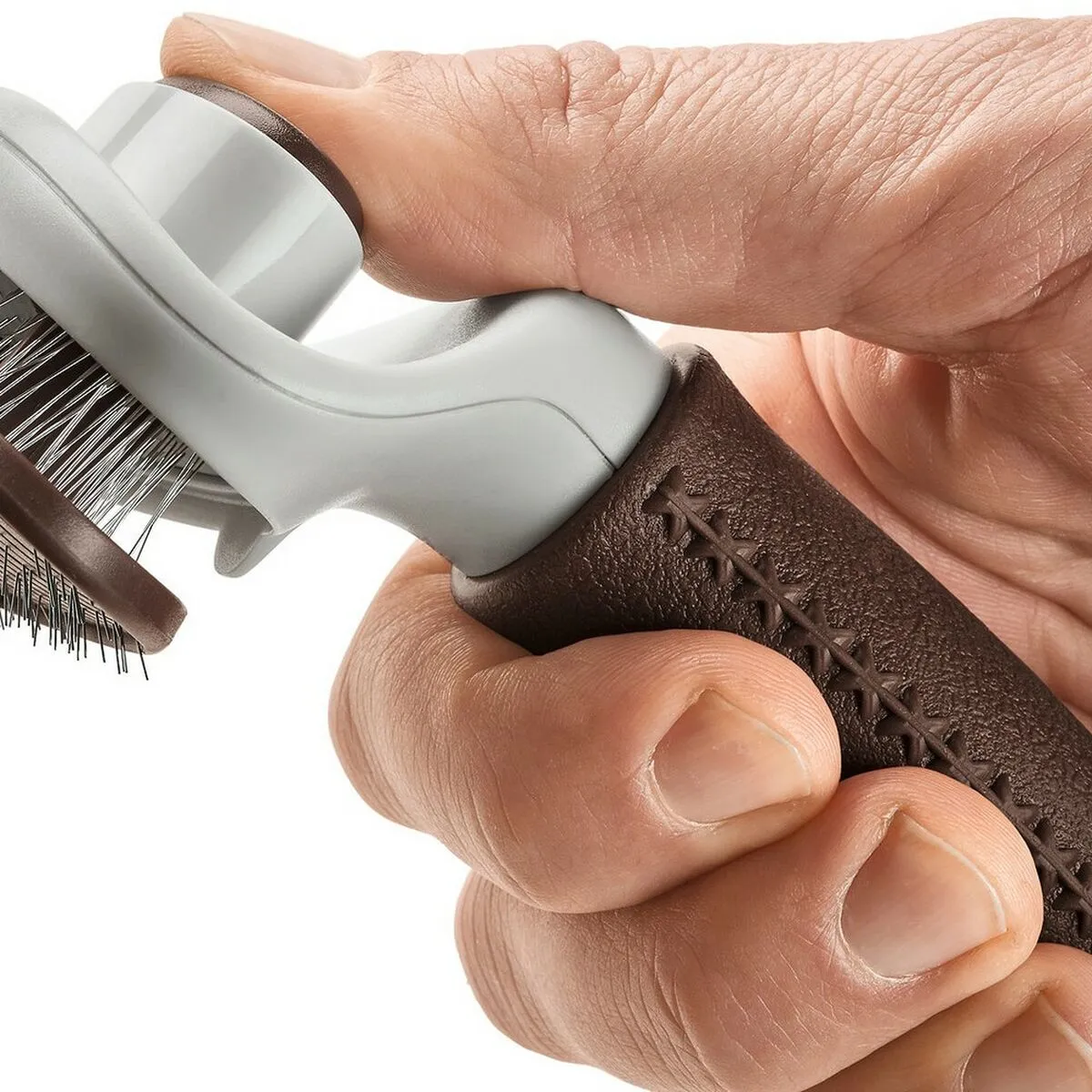 Backcombing brush Hunter Self-cleaning