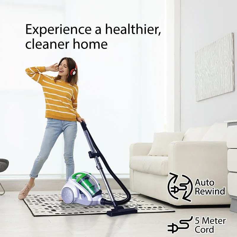 Bagless Vacuum Cleaner, Cyclone Vacuum Cleaner with HEPA Filter 2000 Watts (PPV2000)