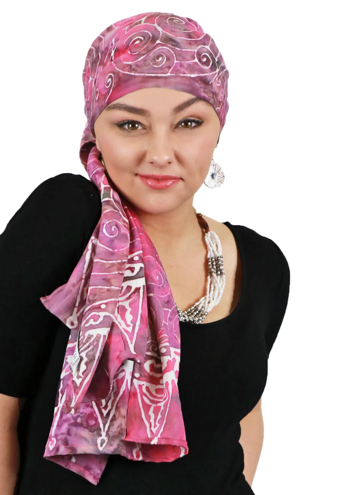 Bali Batik Head Wrap For Women Chemo Scarf Rayon 15" X  60" ALL COLORS