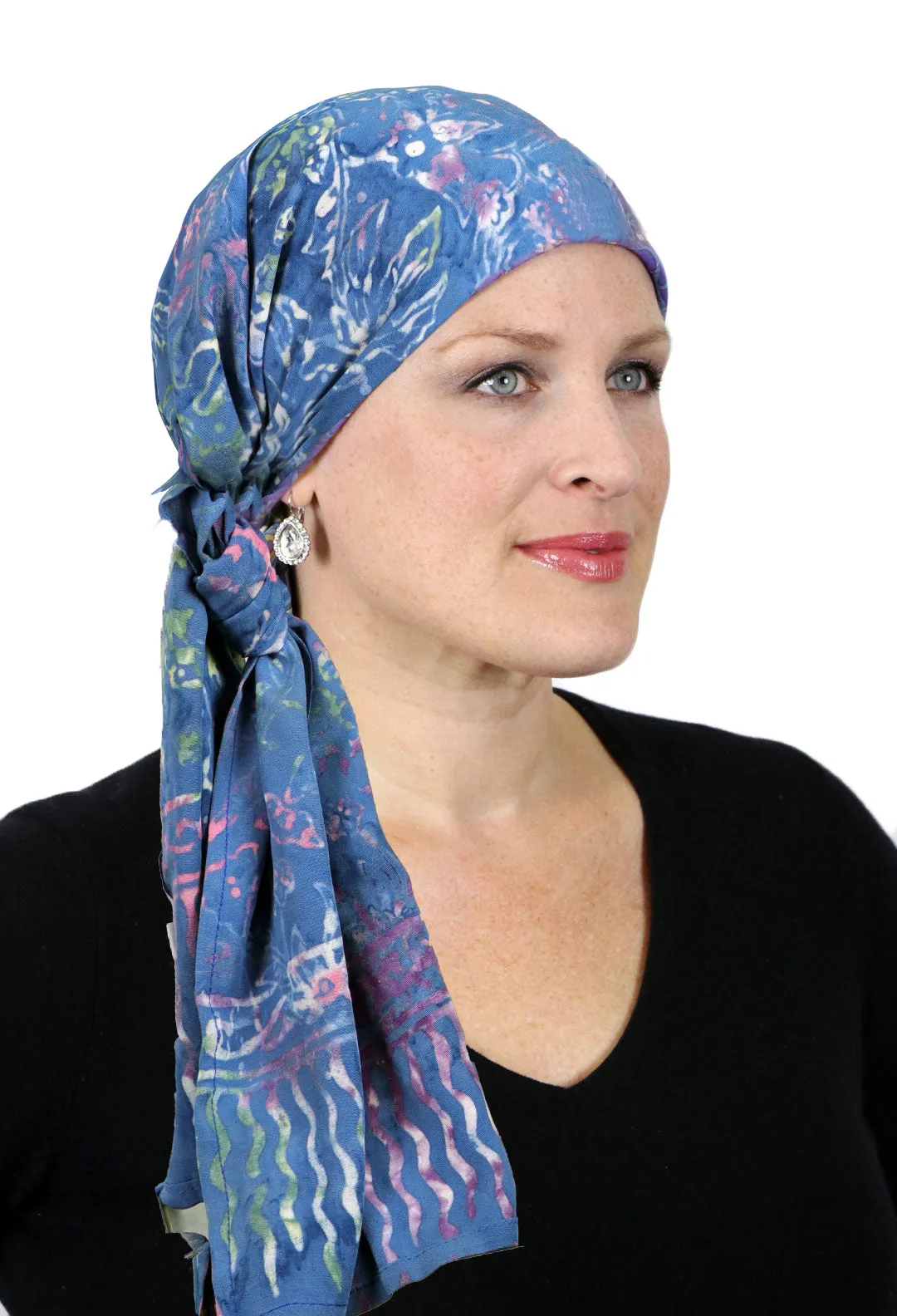 Bali Batik Head Wrap For Women Chemo Scarf Rayon 15" X  60" ALL COLORS