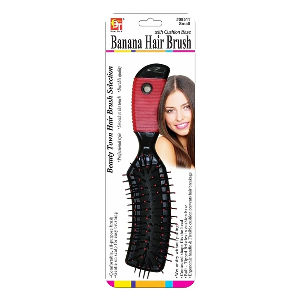 BANANA HAIR BRUSH (SMALL)