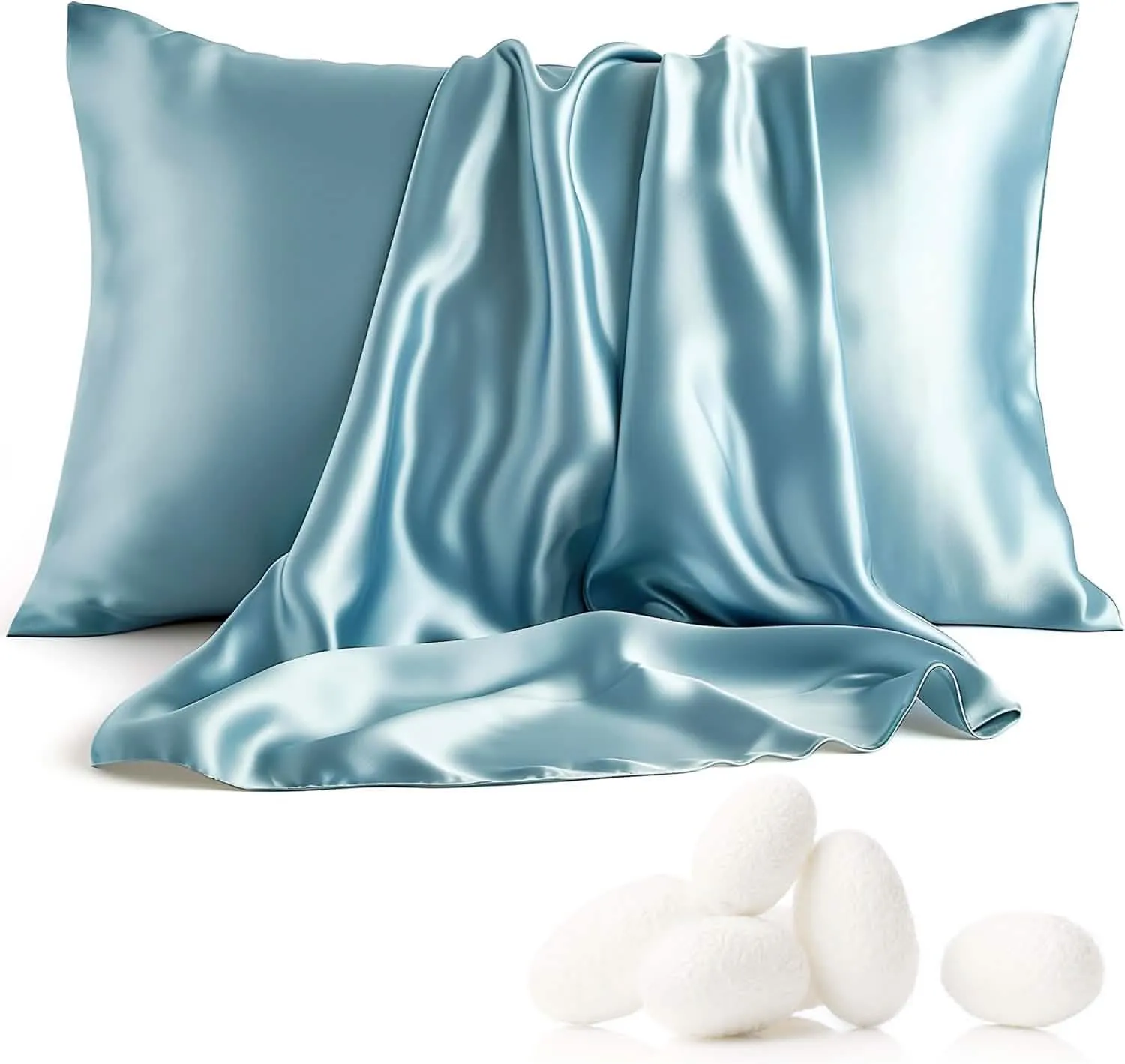 Bedsure Mulberry Silk Pillowcase