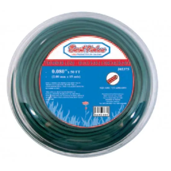 BEST VALUE NYLON TRIMMER LINE 080" X 50' RD - J03380