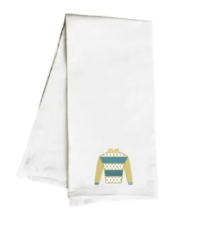 Blue Jockey Silk Hand Towel