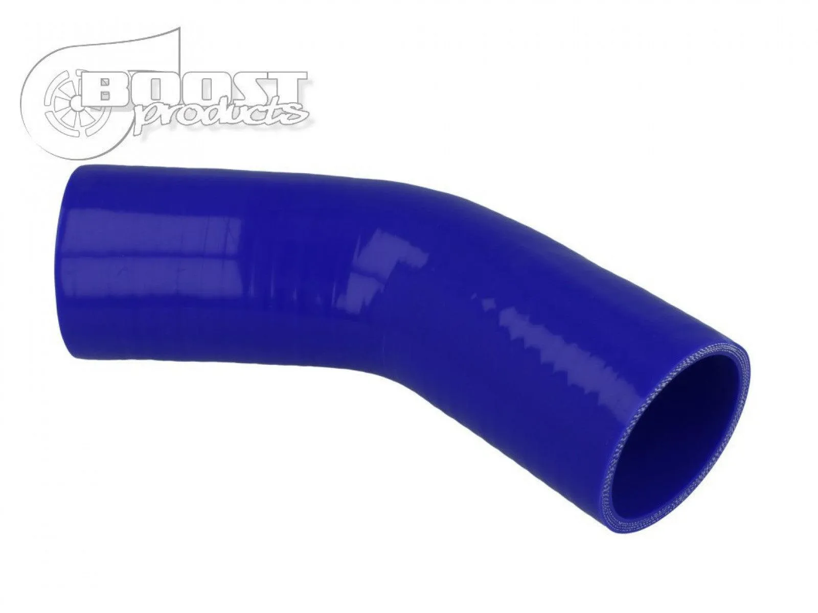 BOOST Products Silicone Elbow 45 Degrees, 28mm (1-1/8") ID, Blue