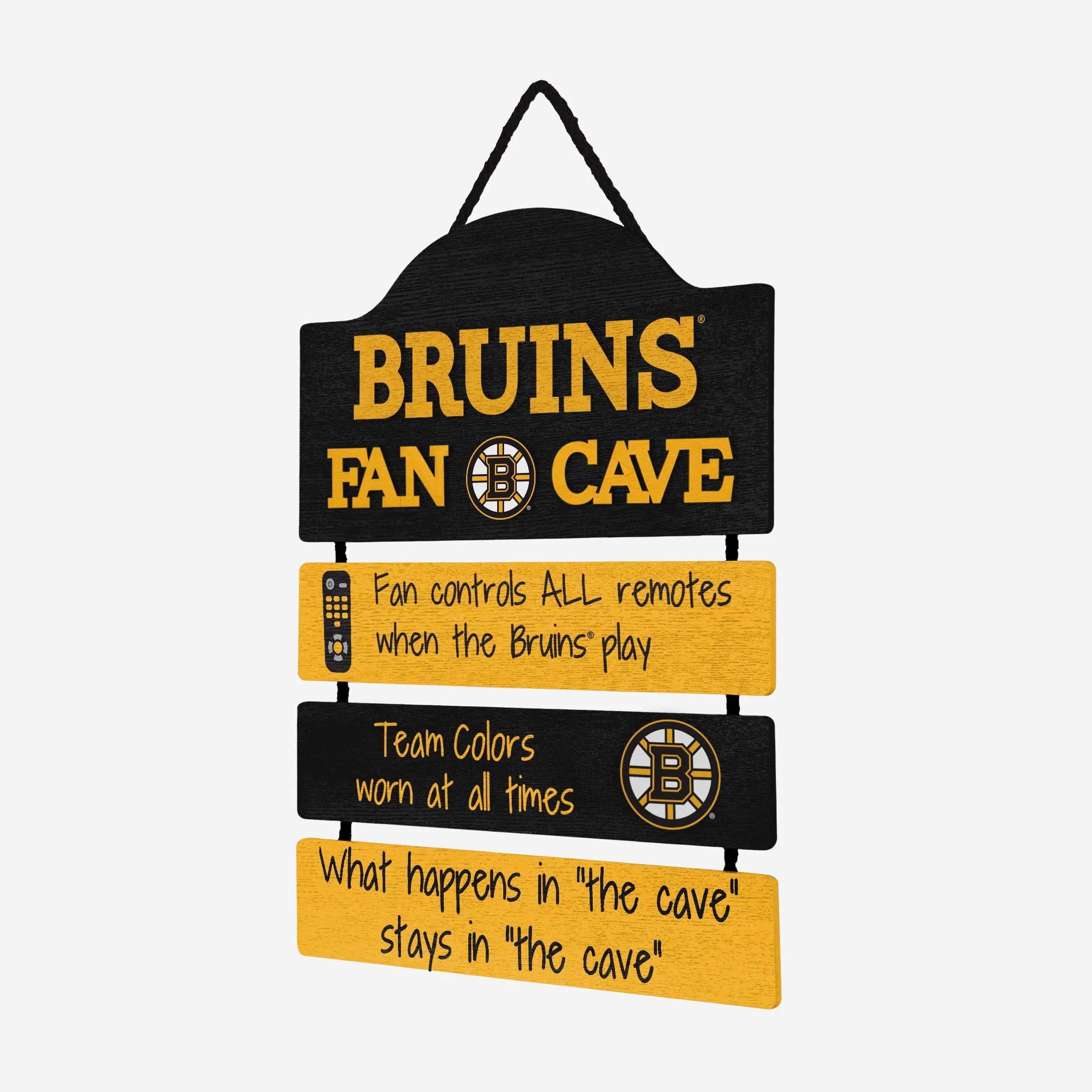 Boston Bruins Mancave Sign