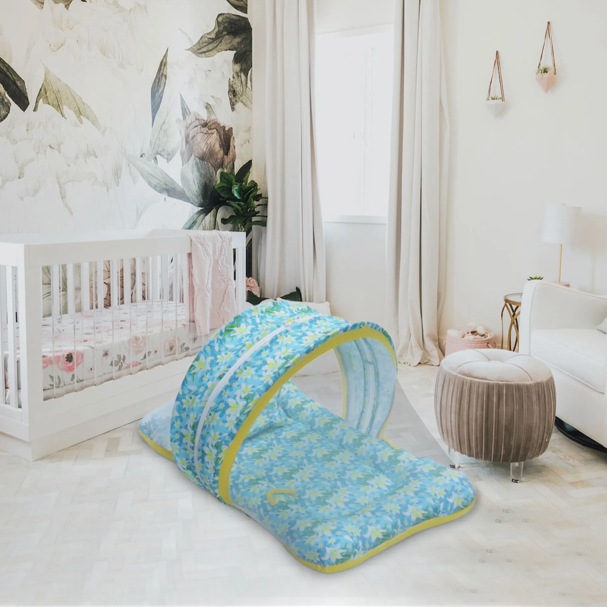 Calla Lily -  Kradyl Kroft Bassinet Style Mosquito Net Bedding for Infants