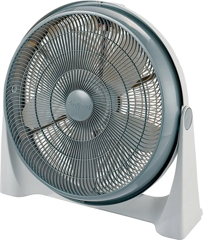 Camair AC100 Air Circulator, 20 in Dia Blade, 5-Blade, 3-Speed, Gray :EA: QUANTITY: 1