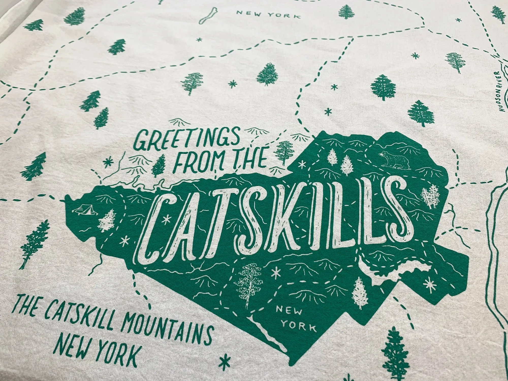 Catskills Tea Towel