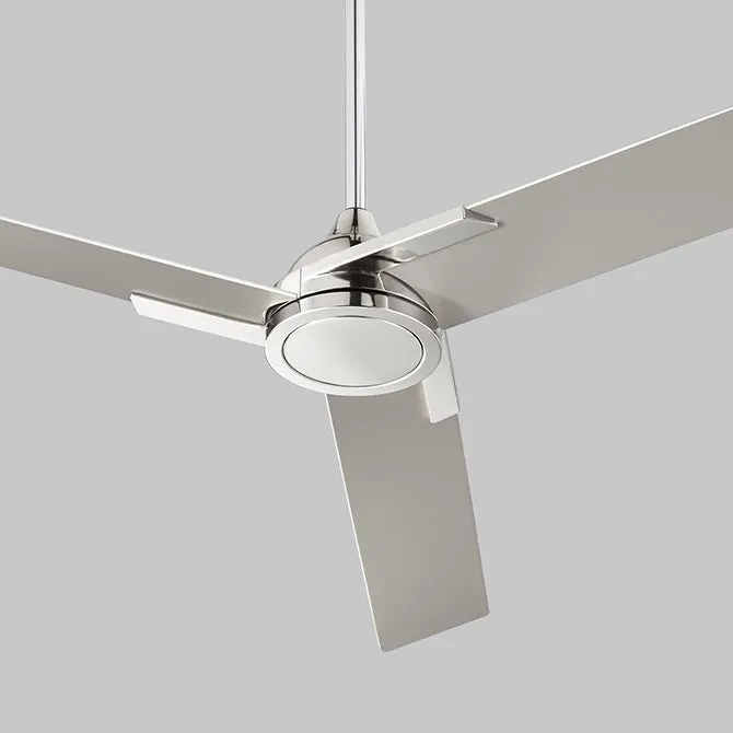 Coda 56" 3 Blade Fan - Polished Nickel