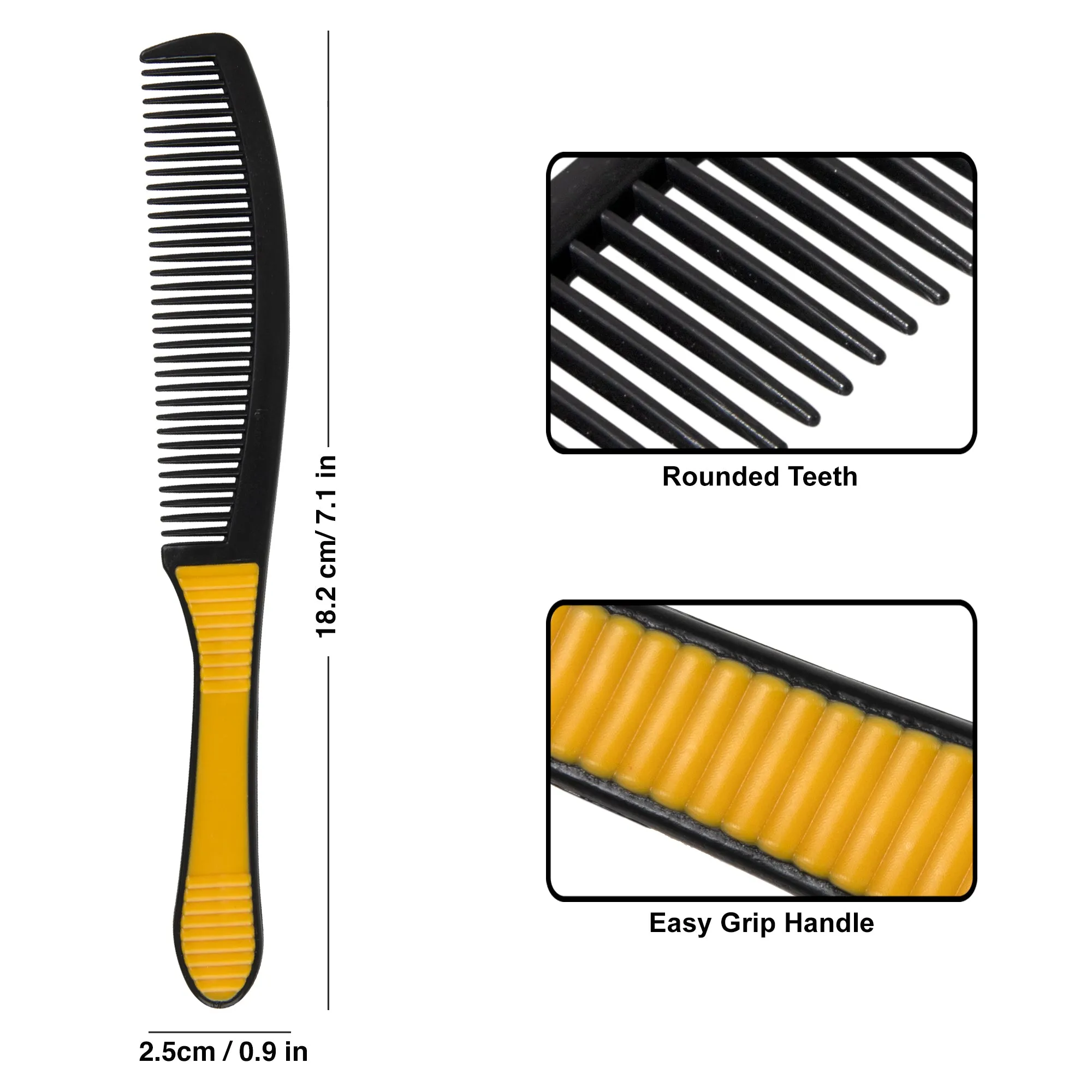 Comb With Easy Grip Handle