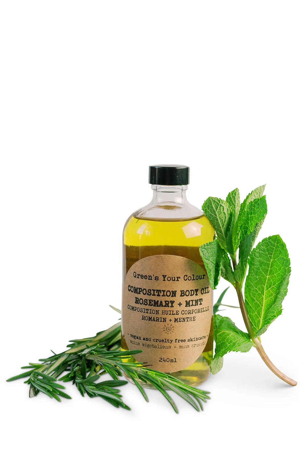 COMPOSITION BODY OIL ROSEMARY   MINT