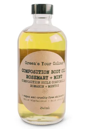 COMPOSITION BODY OIL ROSEMARY   MINT