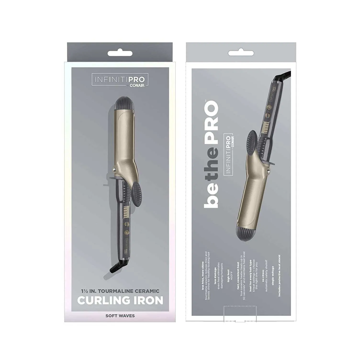 Conair Infiniti Pro 1 1/2" Nano Tourmaline Ceramic Curling Iron