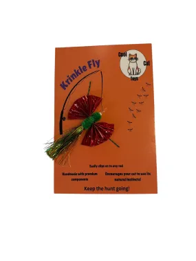 Cool Cat Toys Rod Attachments - Krinkle Fly