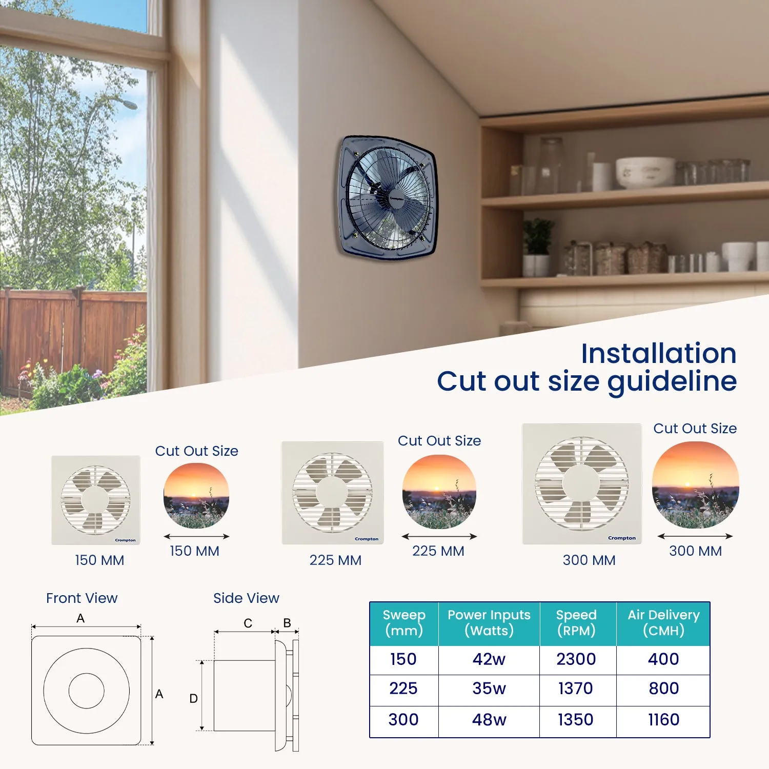 Crompton Driftair Exhaust Fan