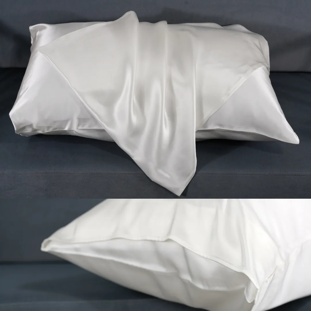 Custom Wholesale Silk Pillowcase 30 Momme Envelope Closure - Queen size