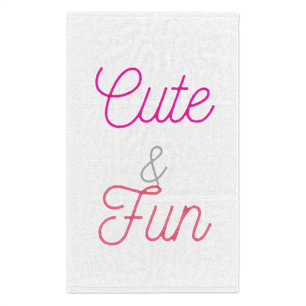 Cute and Fun Rally Towel, 11x18