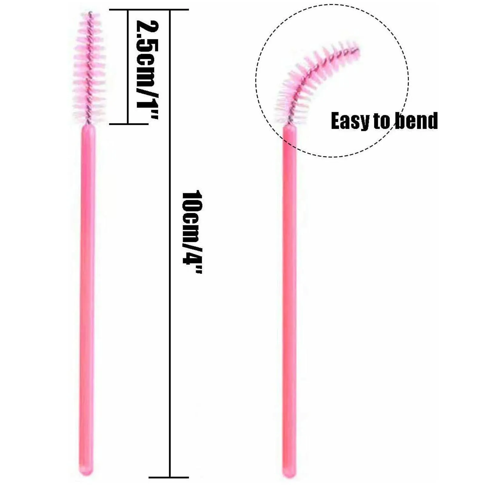 Disposable Eyelash Brush - 100 Pieces