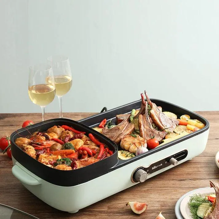 DKL-C16C1: BEAR Multi-function Electric Barbecue Hot Pot