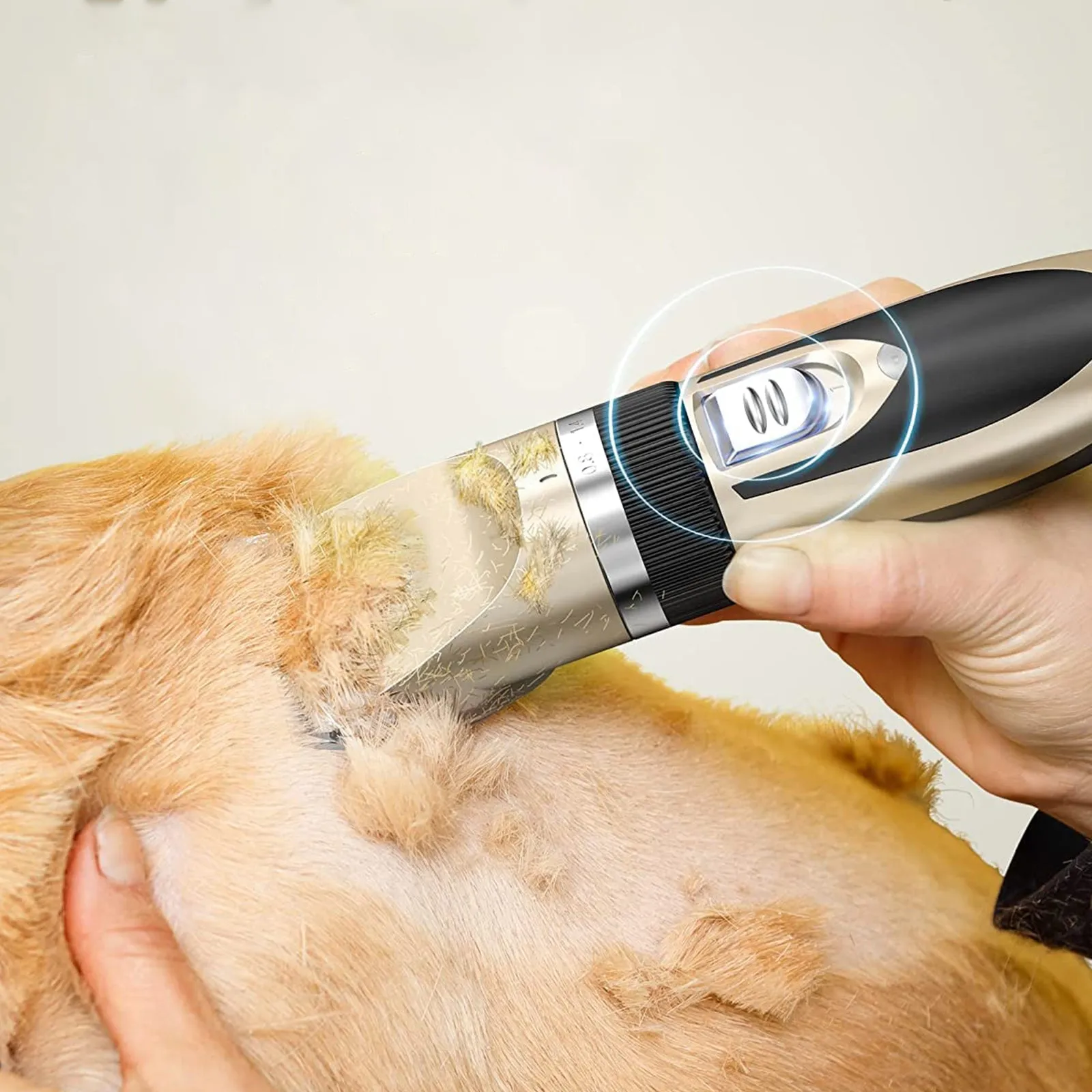 Dog Shaver Clippers Low Noise Rechargeable Cordless Electric Quiet Hair Clippers Set for Dogs Cats Pets