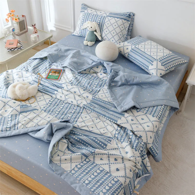 Double Sided Cotton Summer Cool Quilt