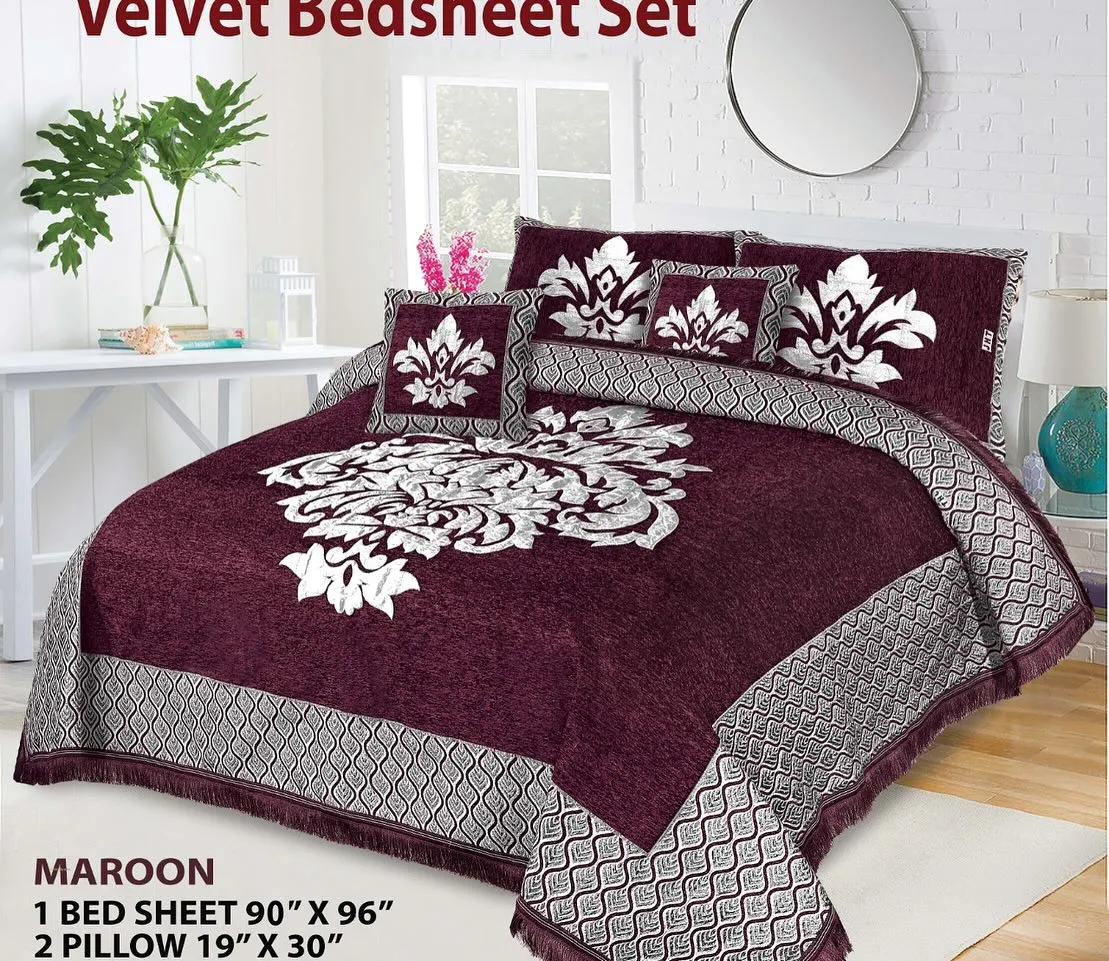 Dress Bedsheet Set 4Pcs