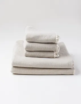 Duo Linen Natural Towels