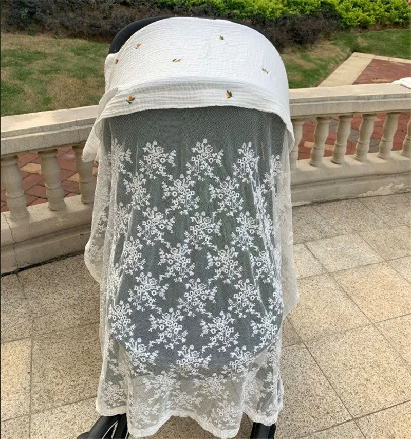 Earthy Summer Stroller Cover