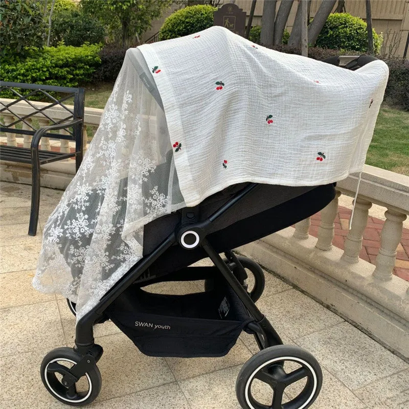 Earthy Summer Stroller Cover