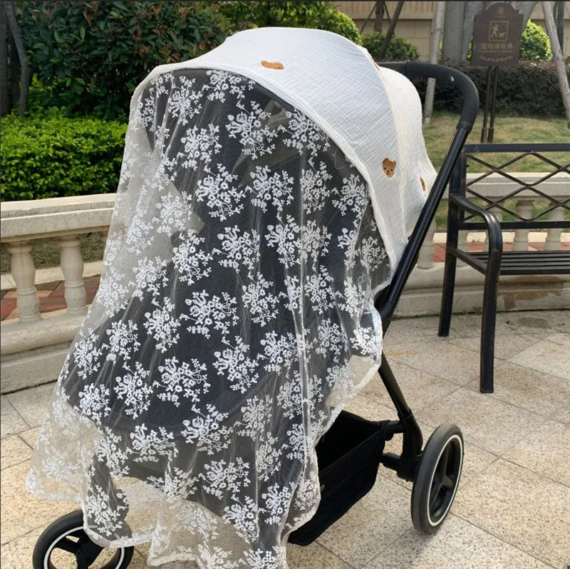 Earthy Summer Stroller Cover