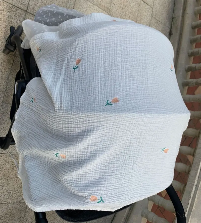 Earthy Summer Stroller Cover