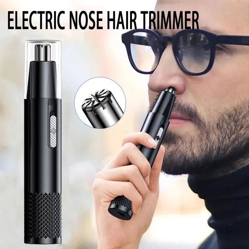 Electric Nose Hair Trimmer: Precision Grooming Tool with USB Charging