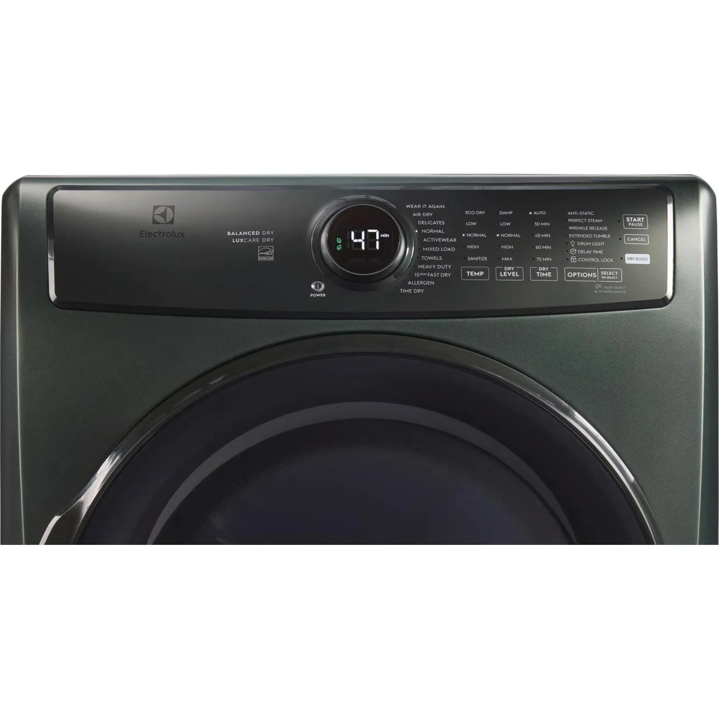 Electrolux 8.0 cu. ft. Front Load Perfect Steam™ Electric Dryer with Balanced Dry™ ELFG7738AA