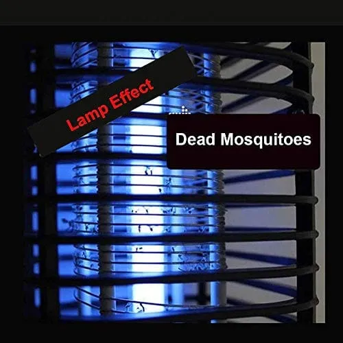 Electronic Bug Mosquito Zapper, Electronic Insect Killer, Anti-Drop ABS Material Black-B082HKPN8T