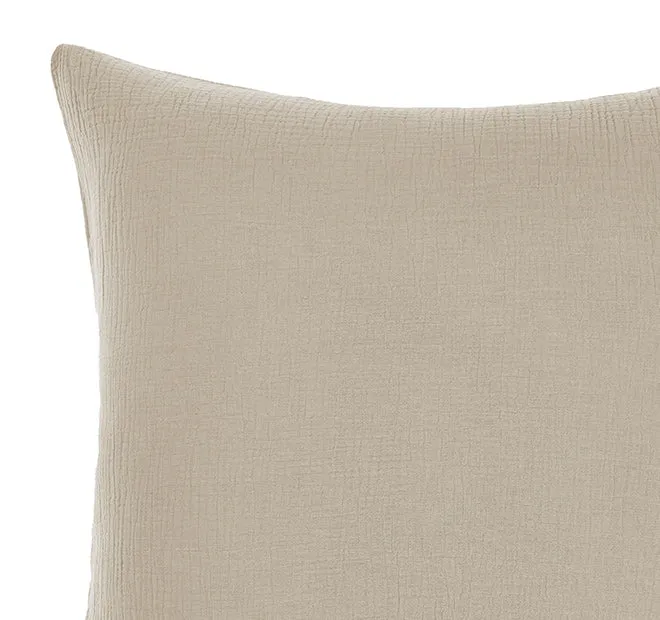 Elysian European Pillowcase Pebble