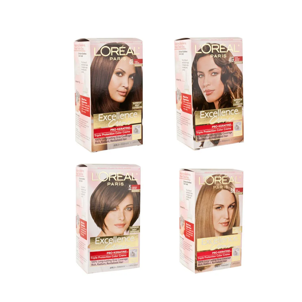 Excellence Creme Permanent Hair Colour - Assorted