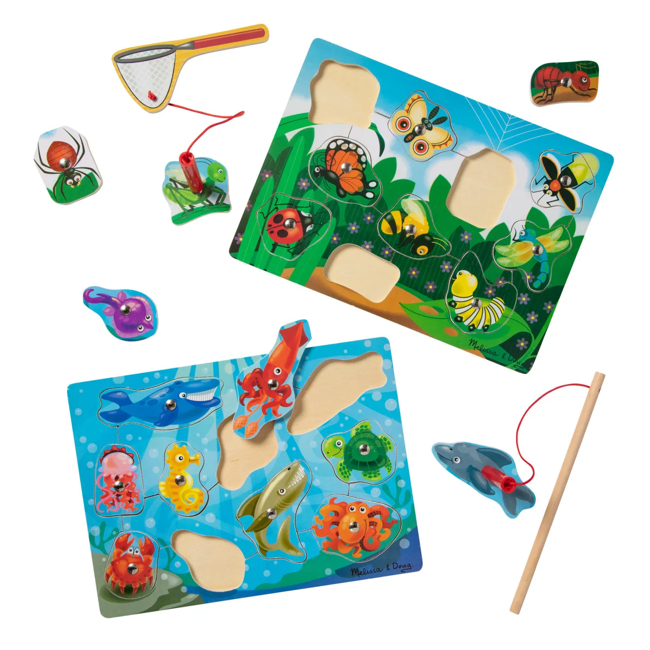 Fishing & Bug Catching Magnetic Game Bundle