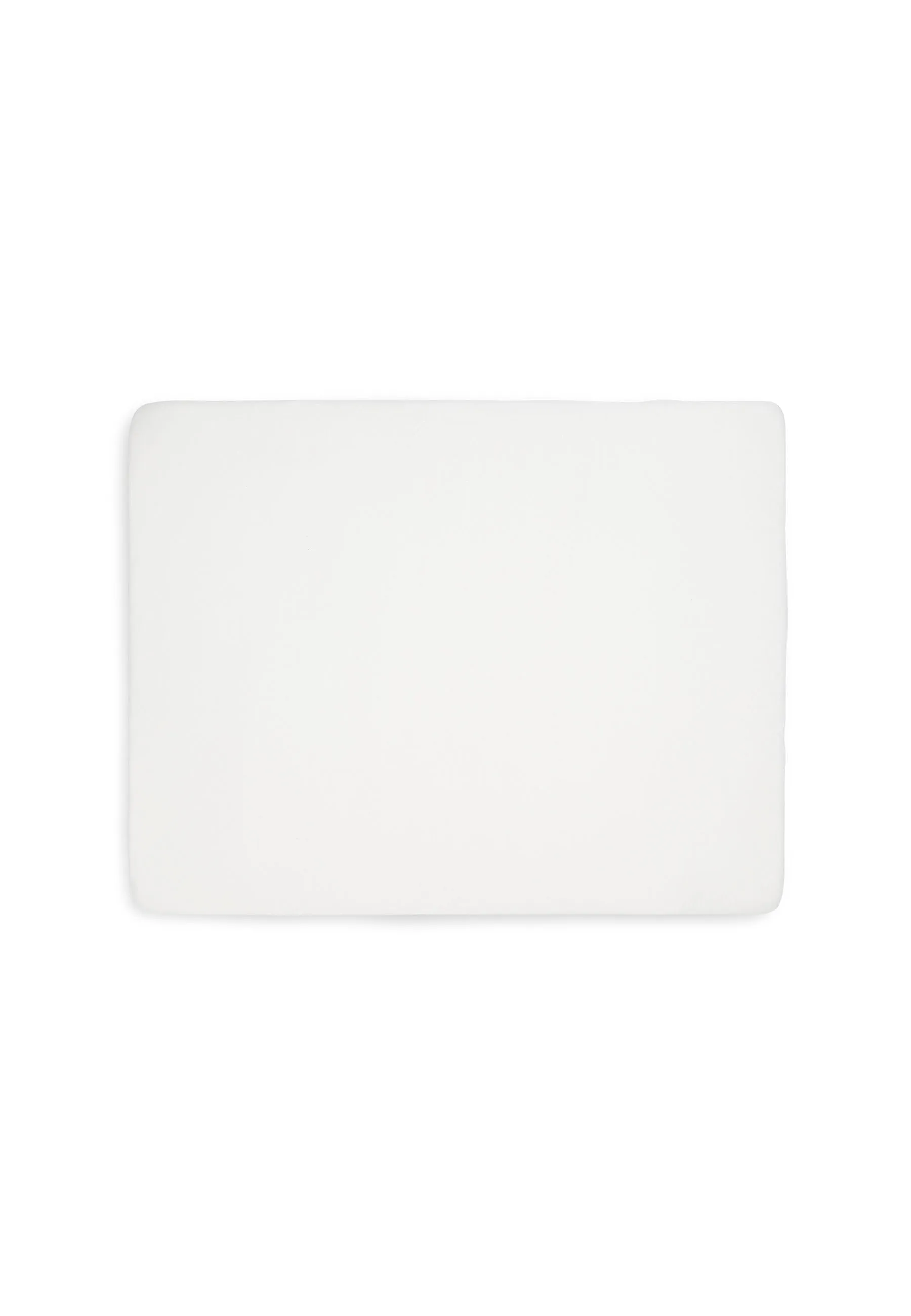 Fitted Sheet Molton 60x120cm - White - 2 Pack