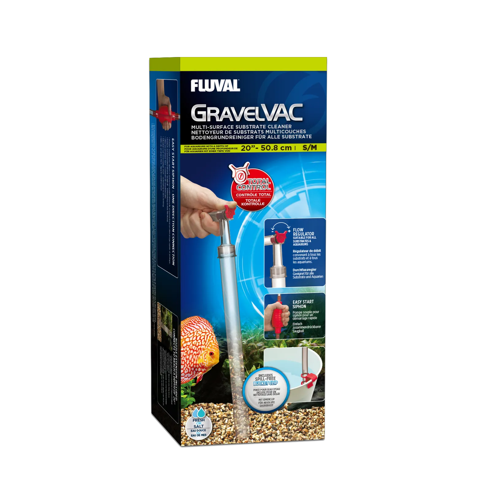 Fluval - Gravel Vac Multi-Surface Substrate Cleaner (Small/Medium)