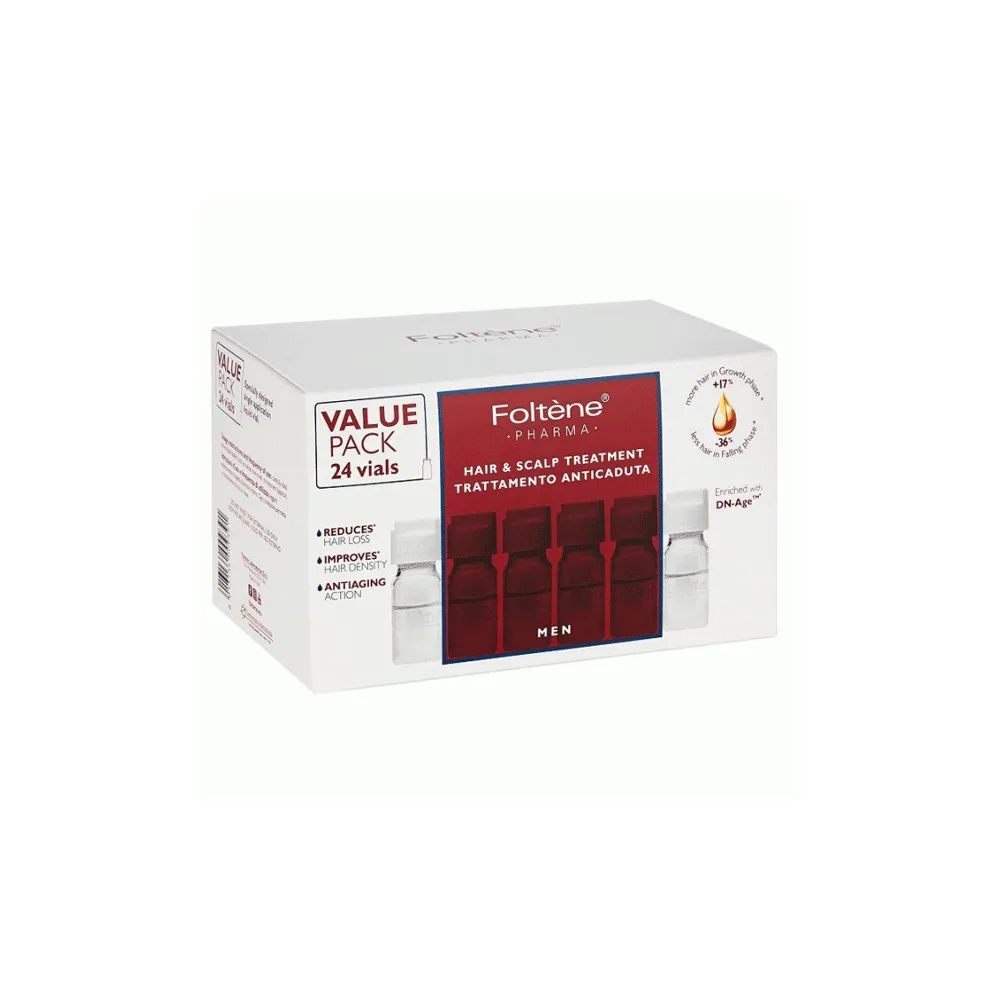 FOLTENE Men Hair and Scalp Treatment Value Pack-24 VIALS