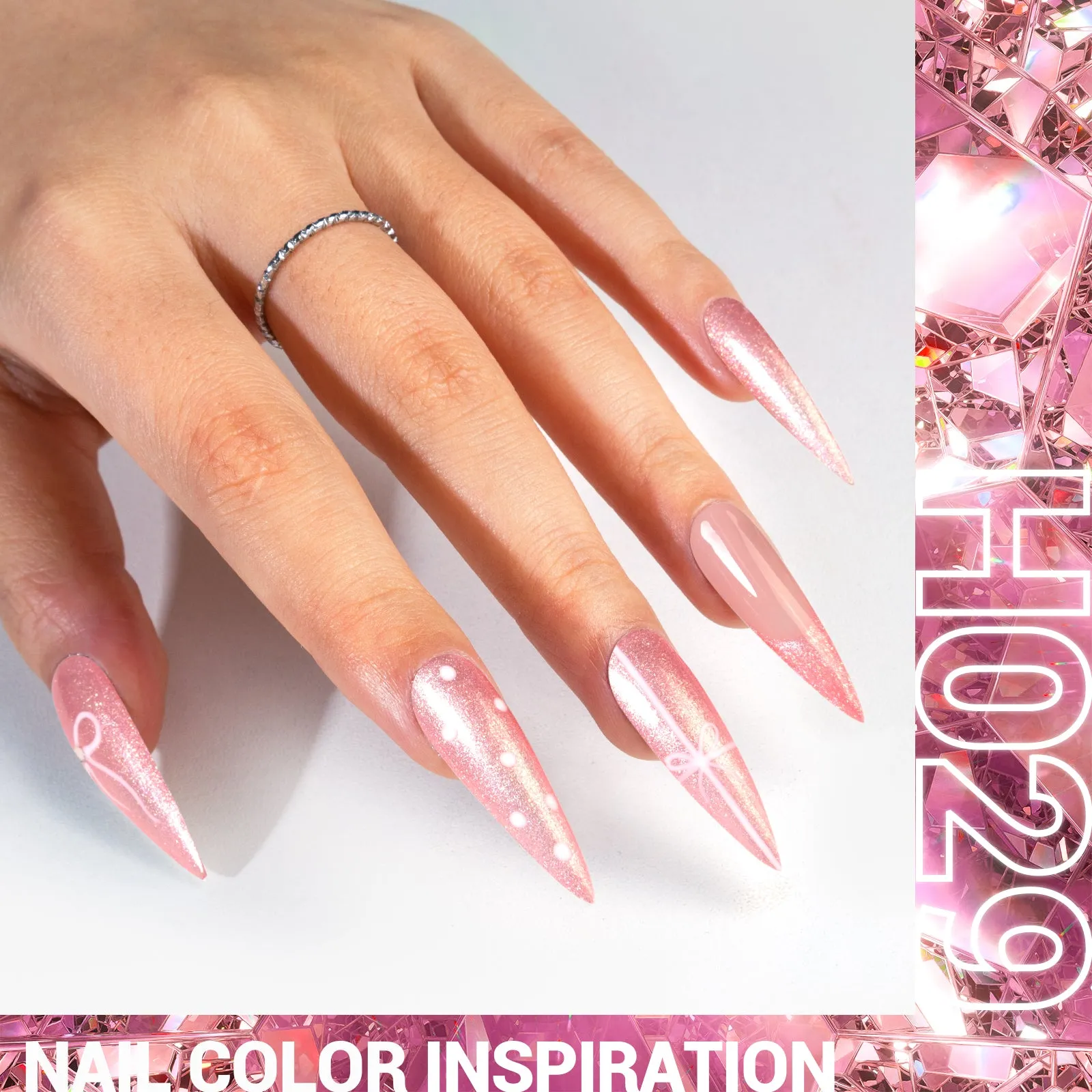 H029 Neon Blush Pink - Thick Gel Nail Polish(15ml)