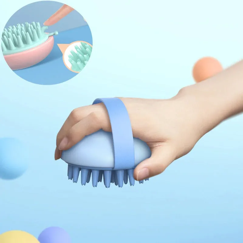 Handheld Silicone Scalp Massager and Cleaner Brush